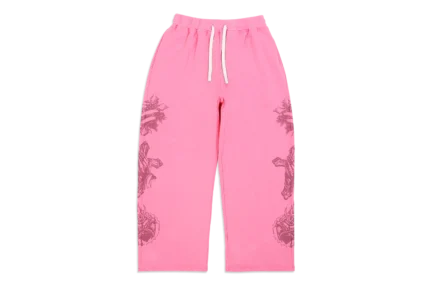 Werighteous "Tatted Believer" Sweatpants (Pink)