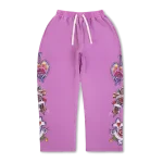 “Risen King” Cropped Zip Tracksuit (Purple) - Image 3